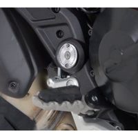 Zátka do rámu, stříbrný hliník, pravá, Ducati Hypermotard 820 / Hyperstrada 820